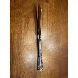Antique New Haven Silver 1899 KINGS Twisted Handle Master Butter Knife 7 3/8" (6